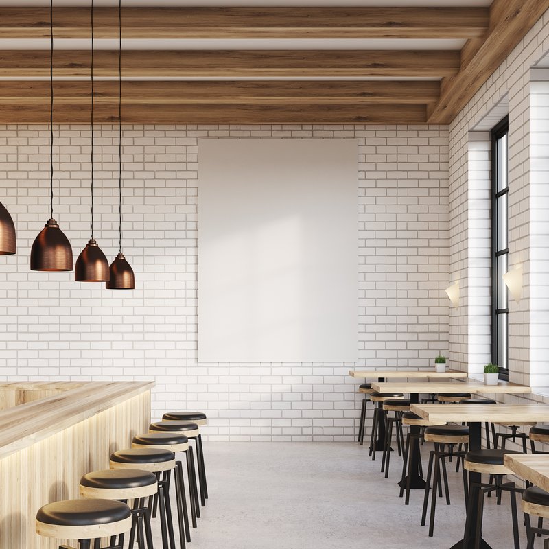 interior of an empty restaurant