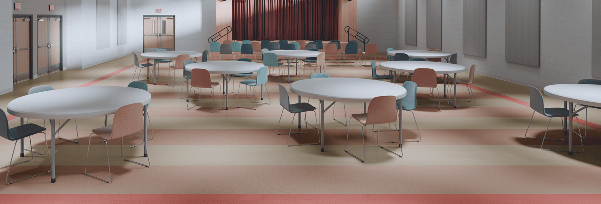 Commercial space with Philadelphia Commercial carpeting