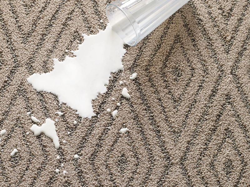 spilt milk on carpet